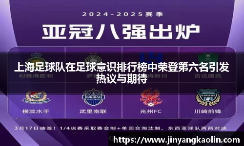 上海足球队在足球意识排行榜中荣登第六名引发热议与期待